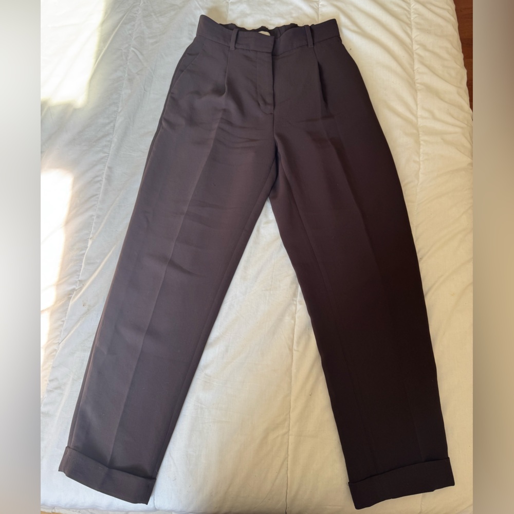 Aritzia Wilfred Dashwood Pants - Dark Brown Size 4